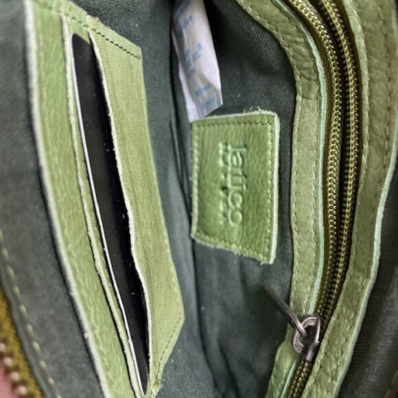 Latico Leather Amal Wristlet in Green Brand New - Picture 3 of 3